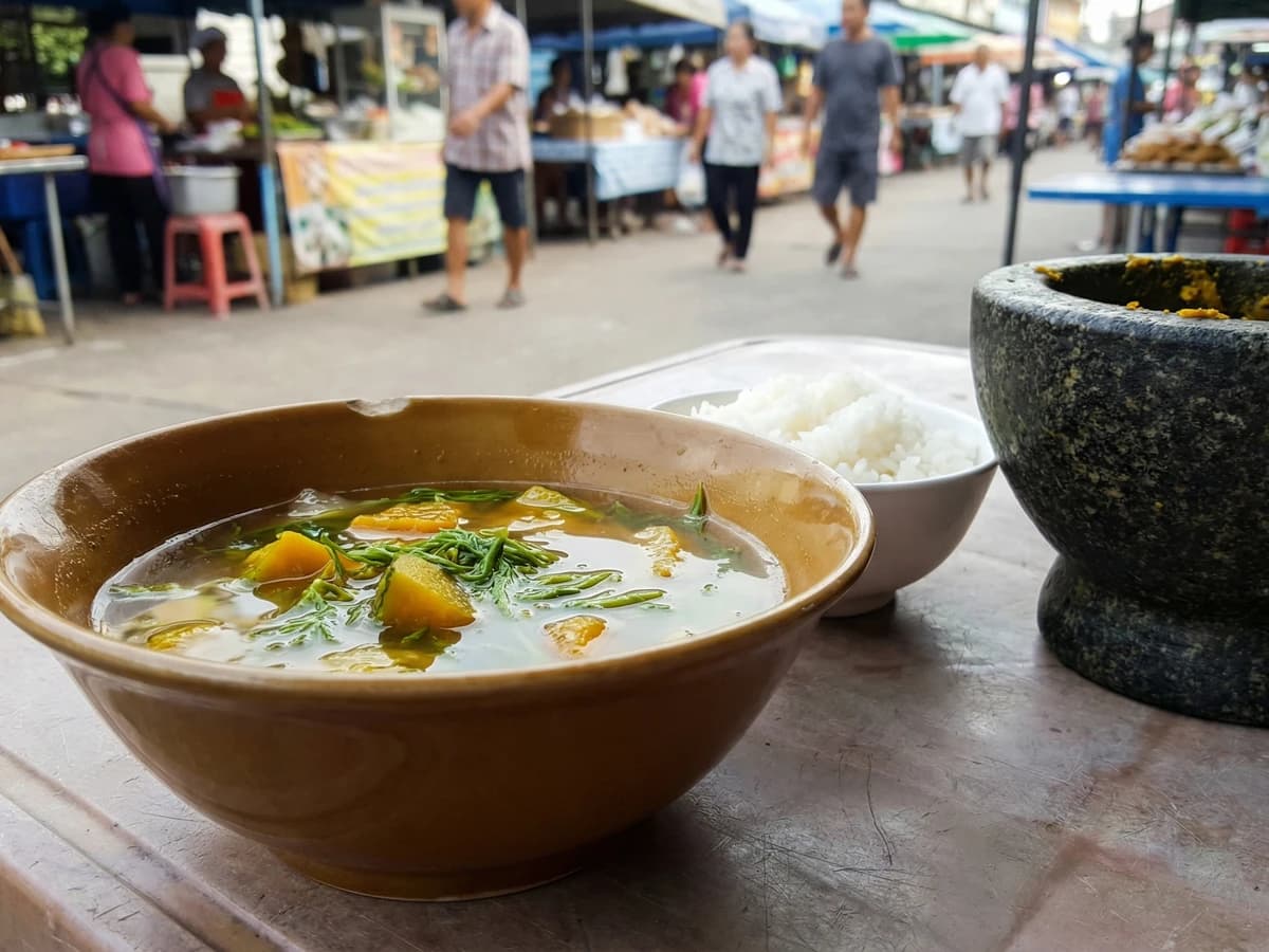 Southern Vegetable Soup (Sup Pak Tai) - Chef Fai