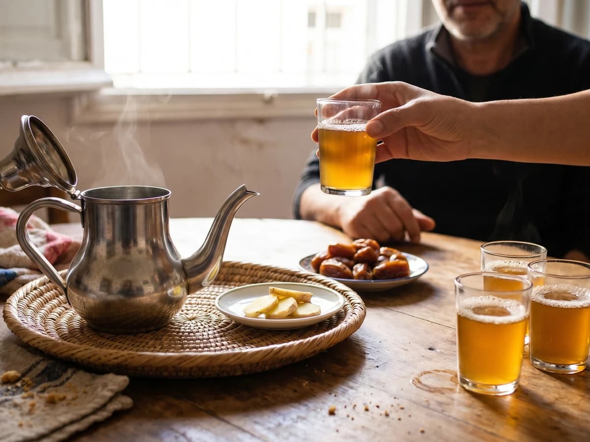 Skinjbir (Moroccan Ginger Tea) - Chef Zohra