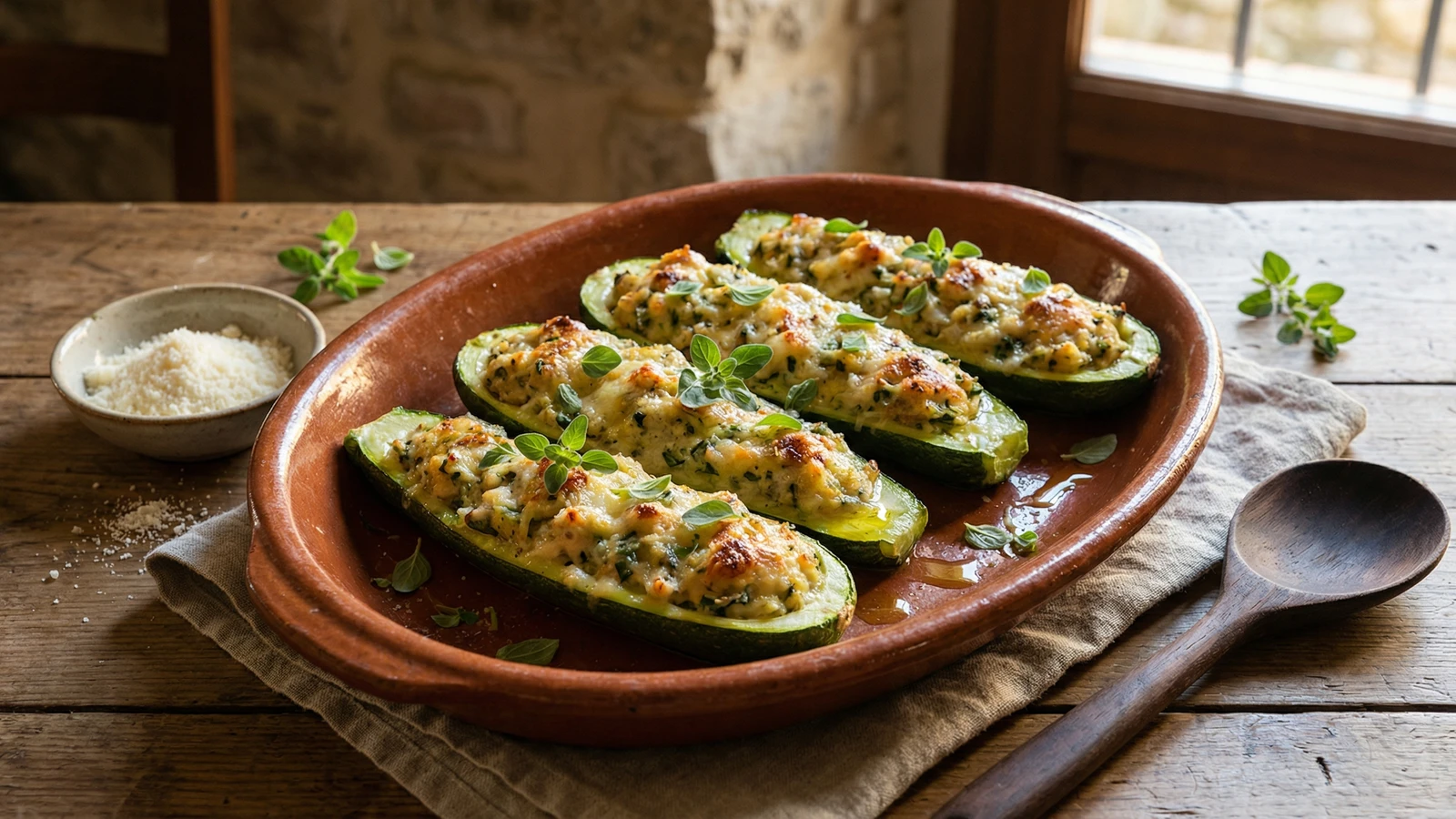 Zucchine Ripiene alla Ligure
