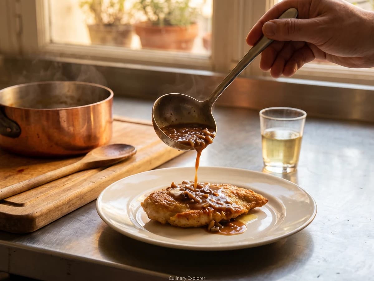 Chasseur Sauce (Escoffier’s Method) - Chef Juliette