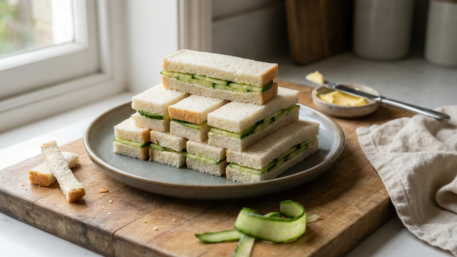 Cucumber Finger Sandwiches