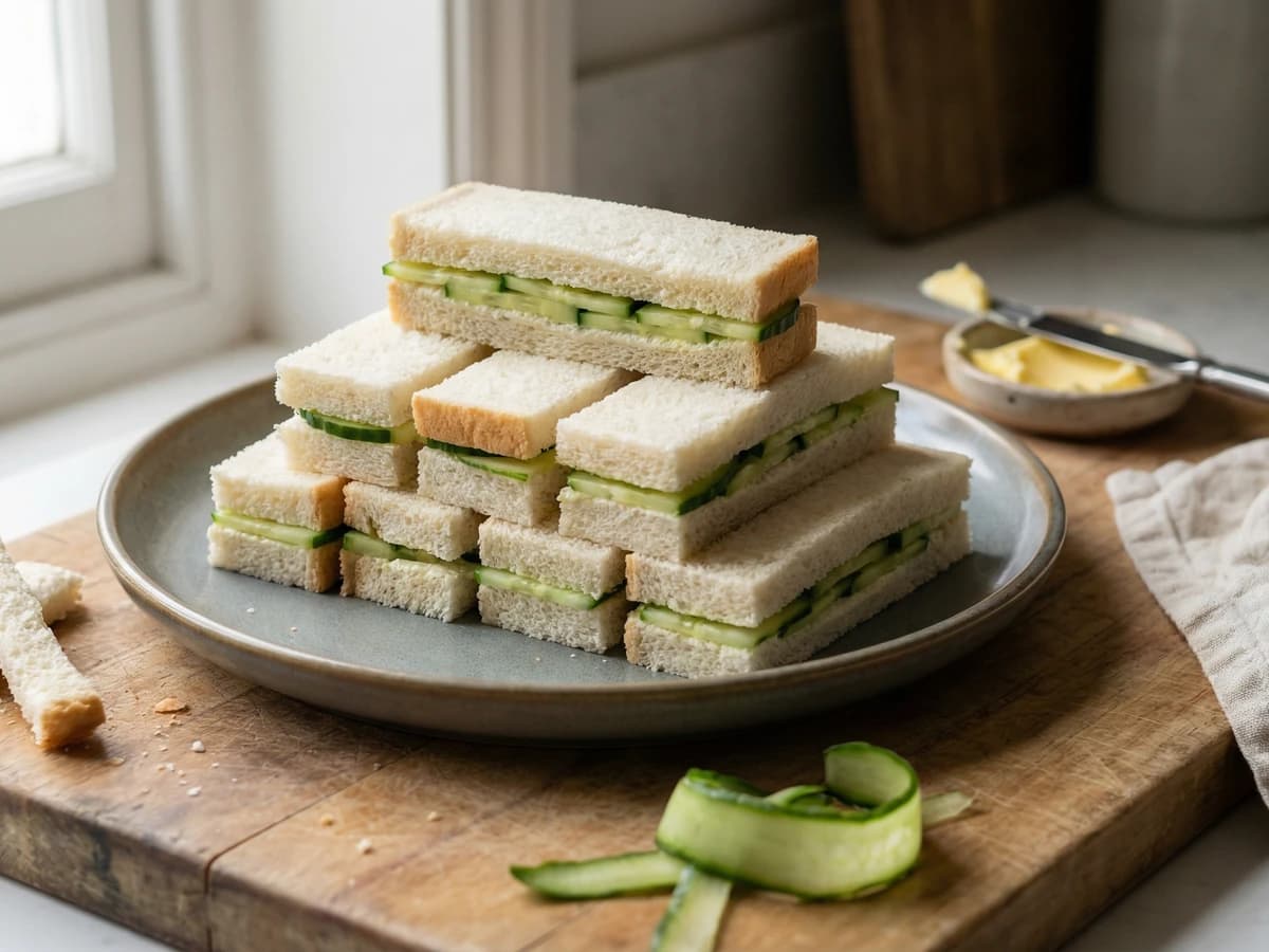 Cucumber Finger Sandwiches - Chef Thomas