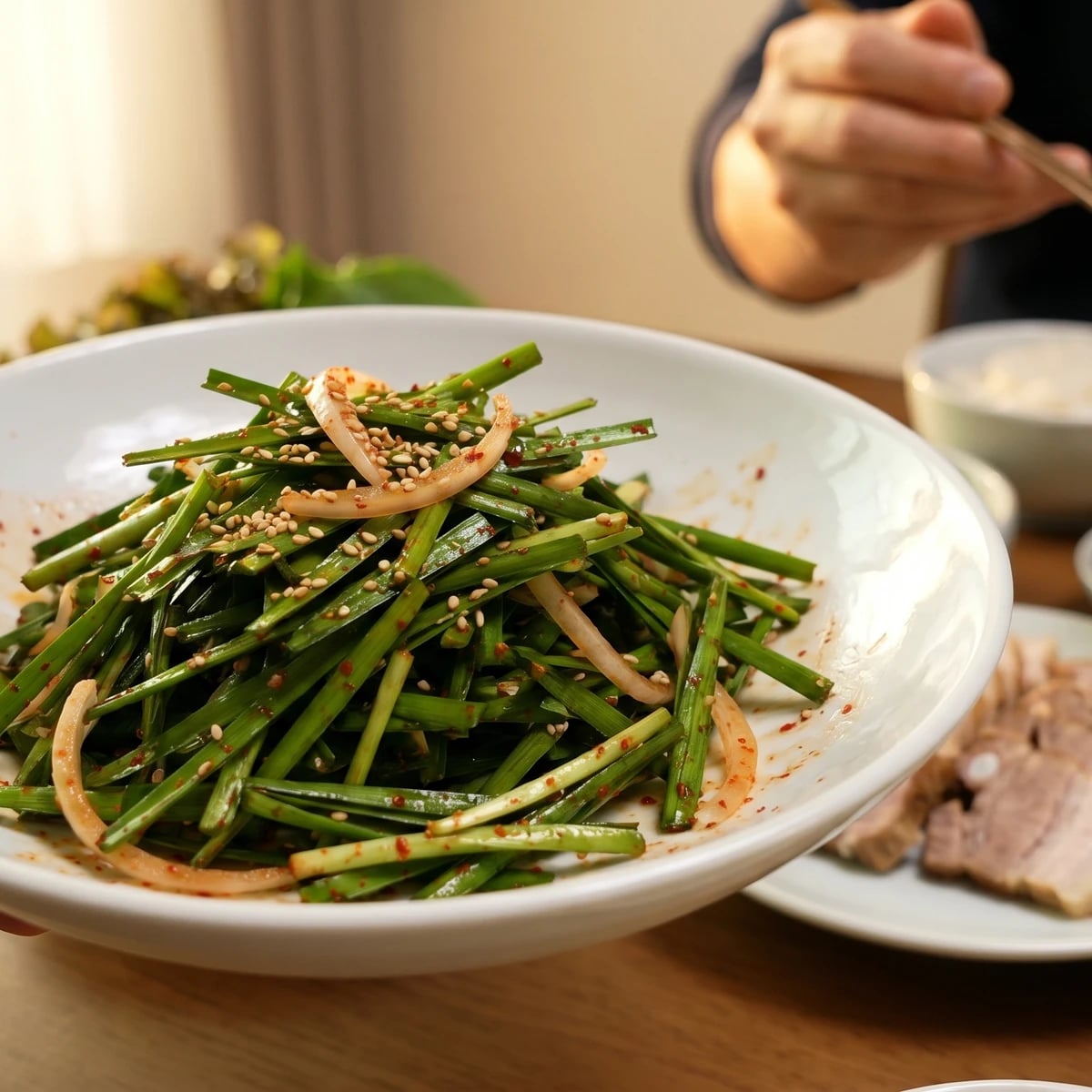 Buchu-muchim (Garlic Chive Salad)