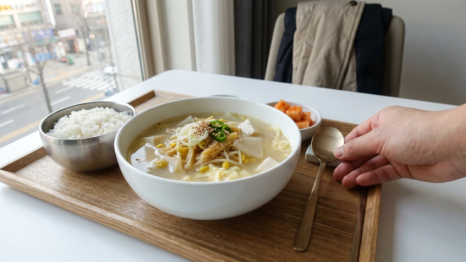 Hwangtae-haejangguk (Dried Pollock Hangover Soup)