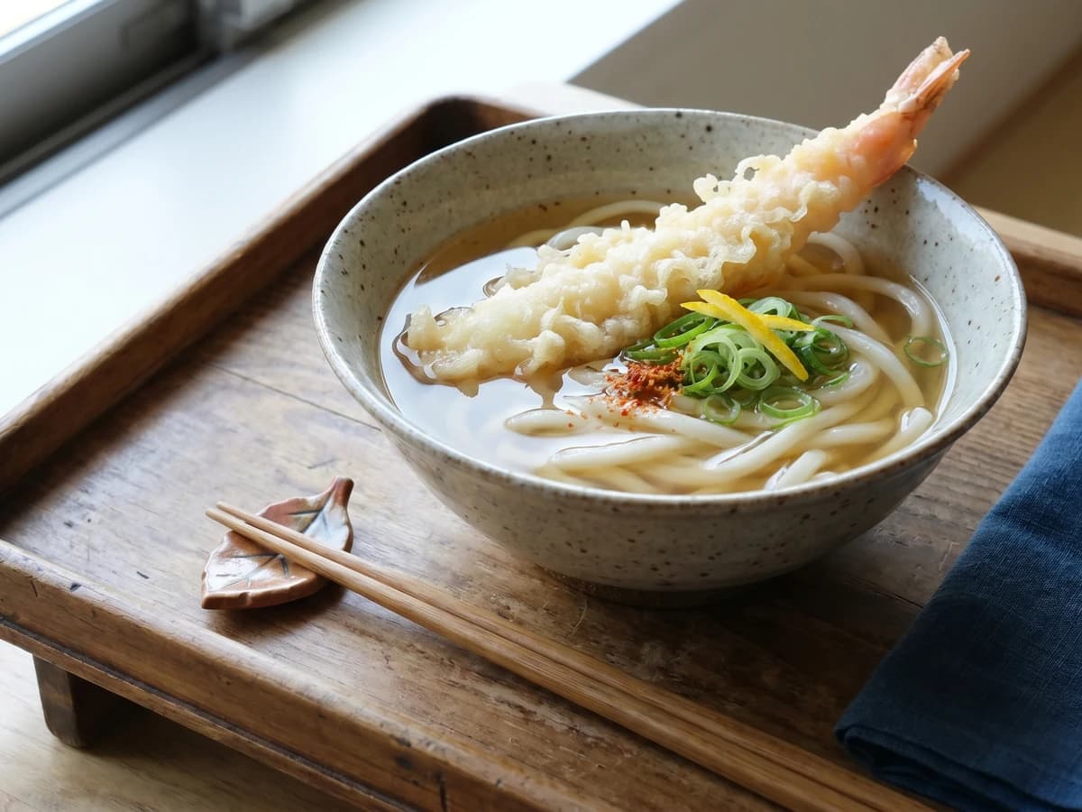 Tempura Udon (天ぷらうどん) - Chef Takumi