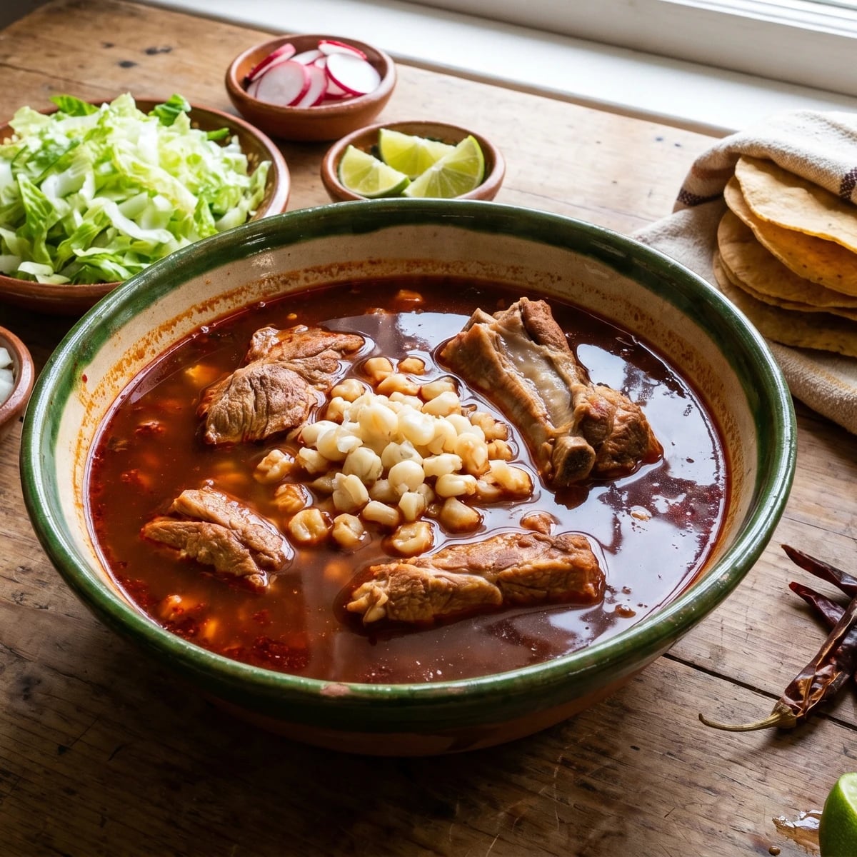 Jalisco Red Pozole (Pozole Rojo Tapatio)