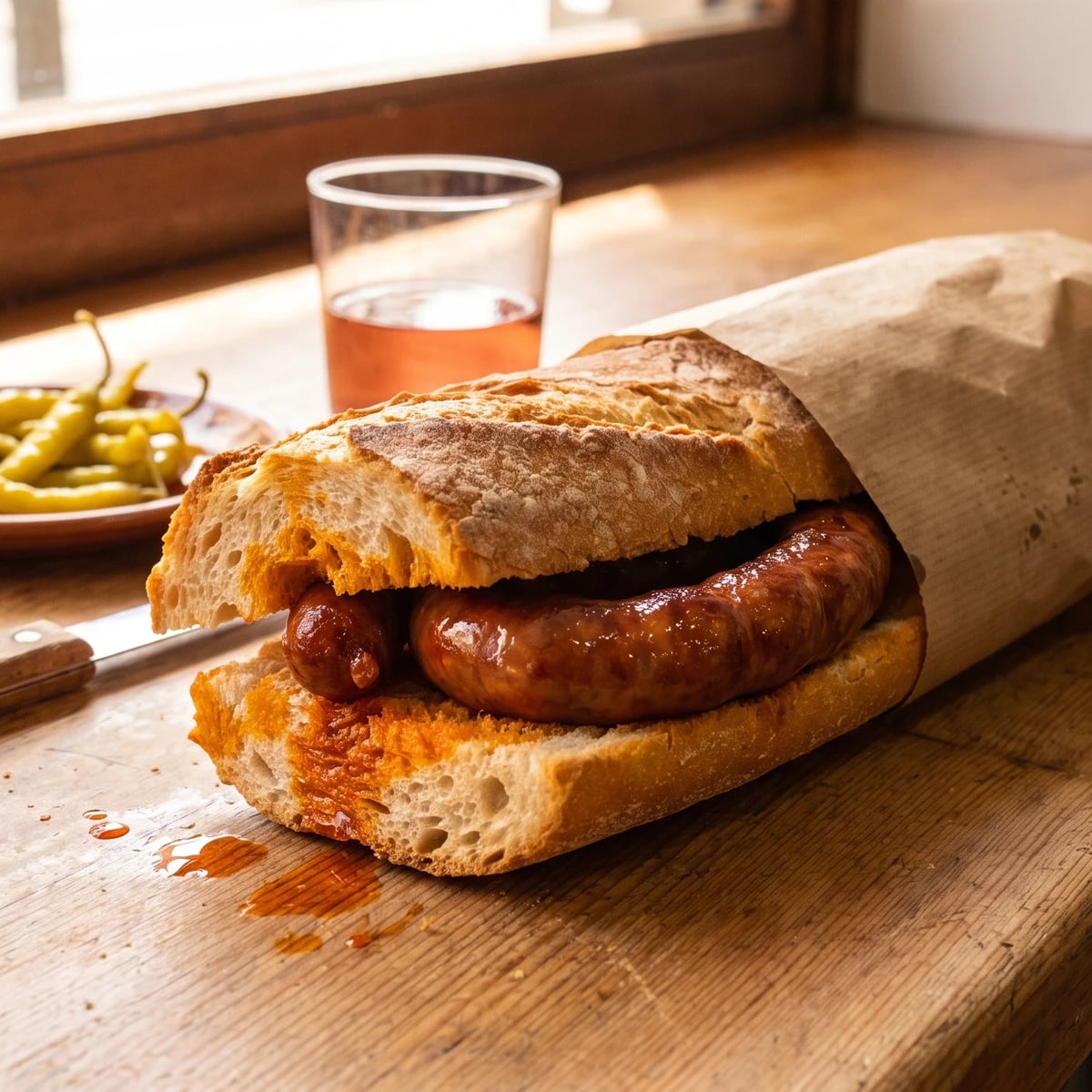 Bocadillo de Chistorra Navarra
