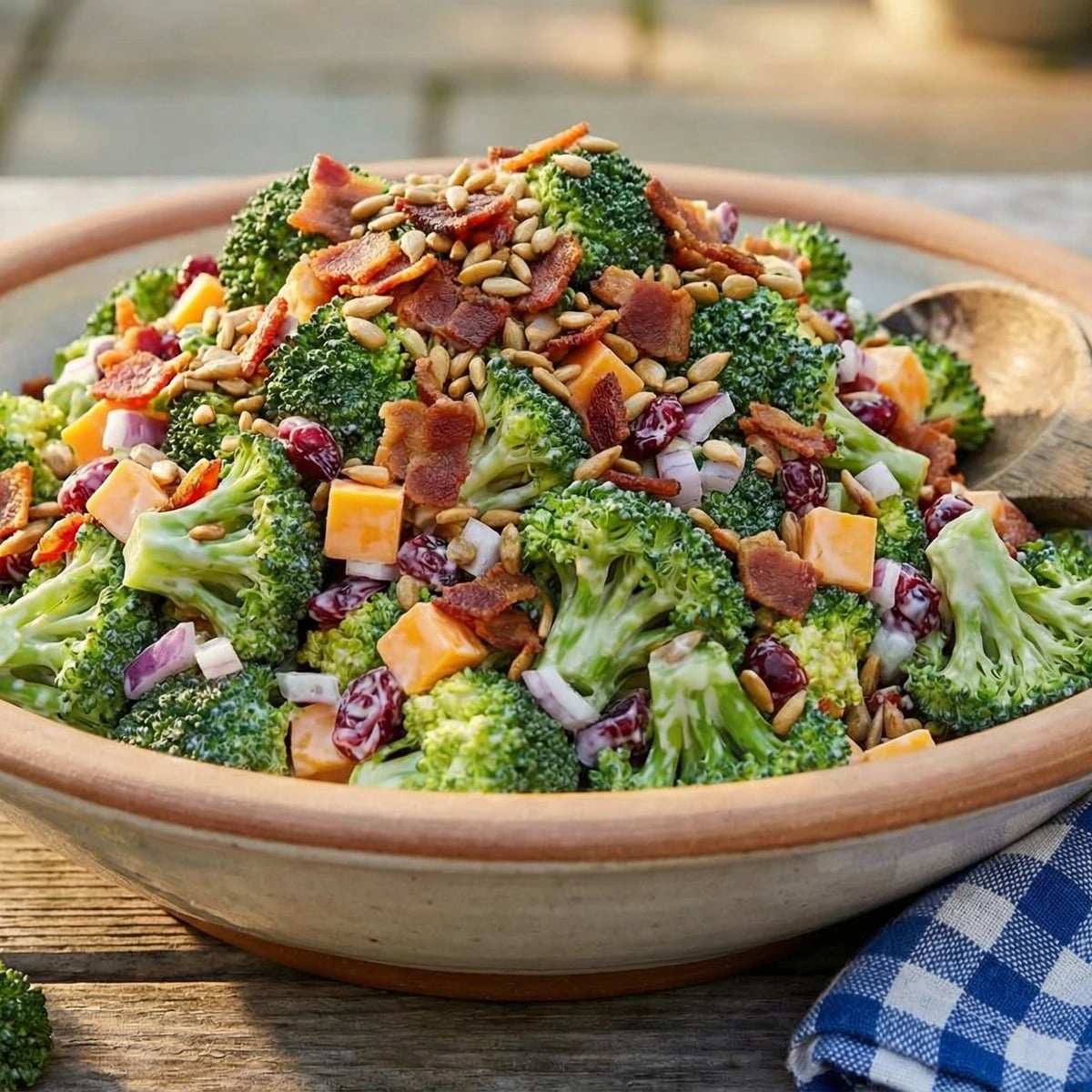 Southern Broccoli Salad with Bacon