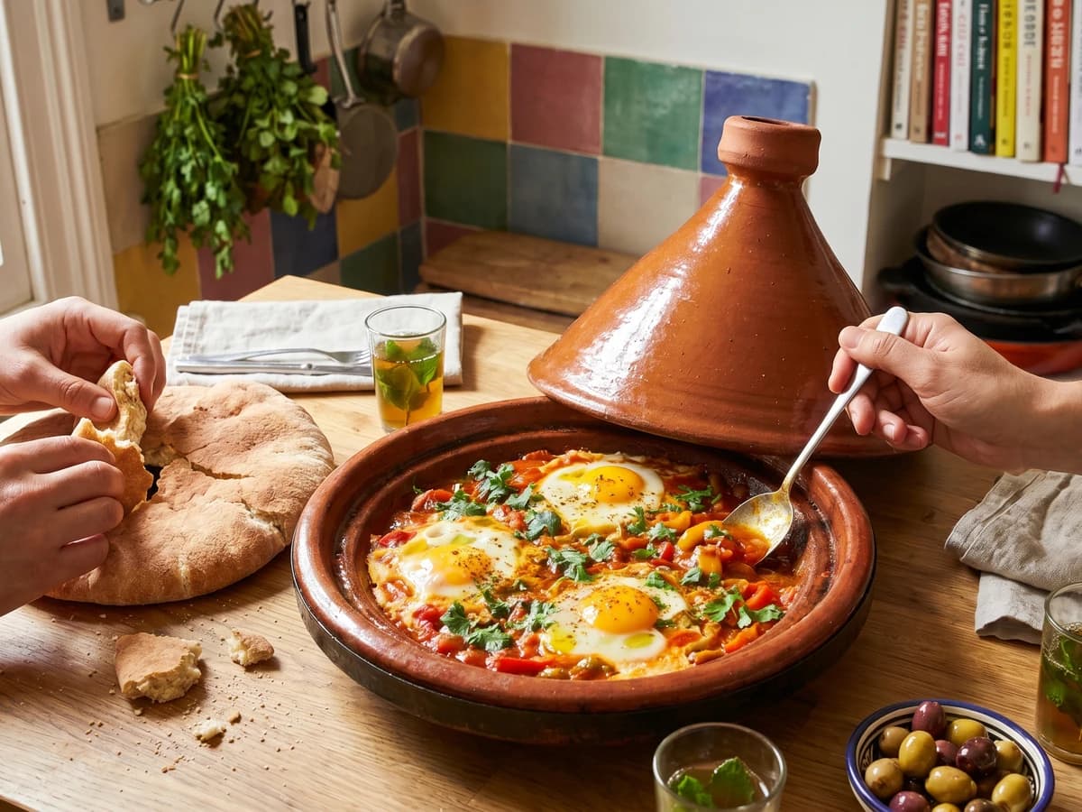 Tagine d'Œufs Amazigh - Chef Zohra