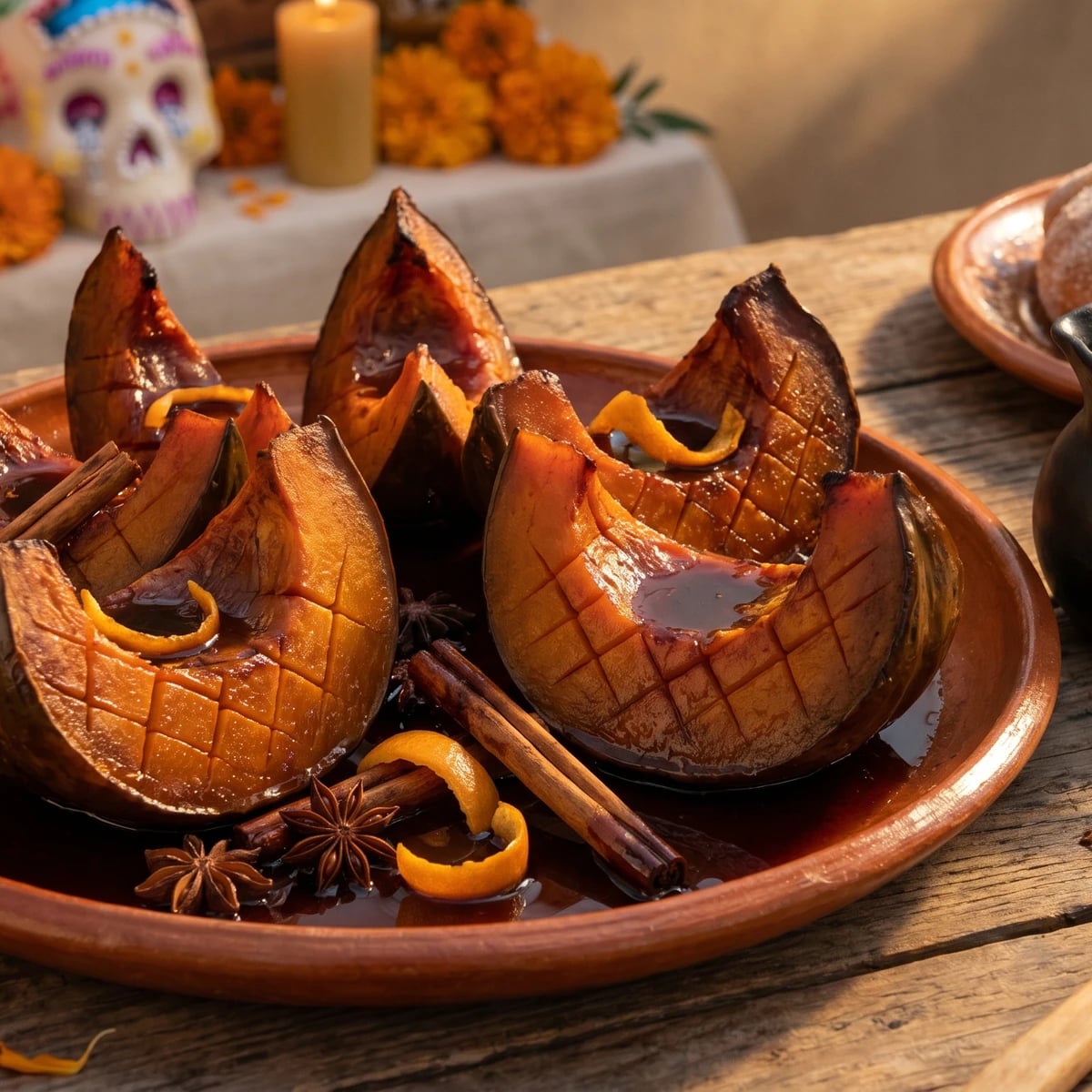 Calabaza en Tacha