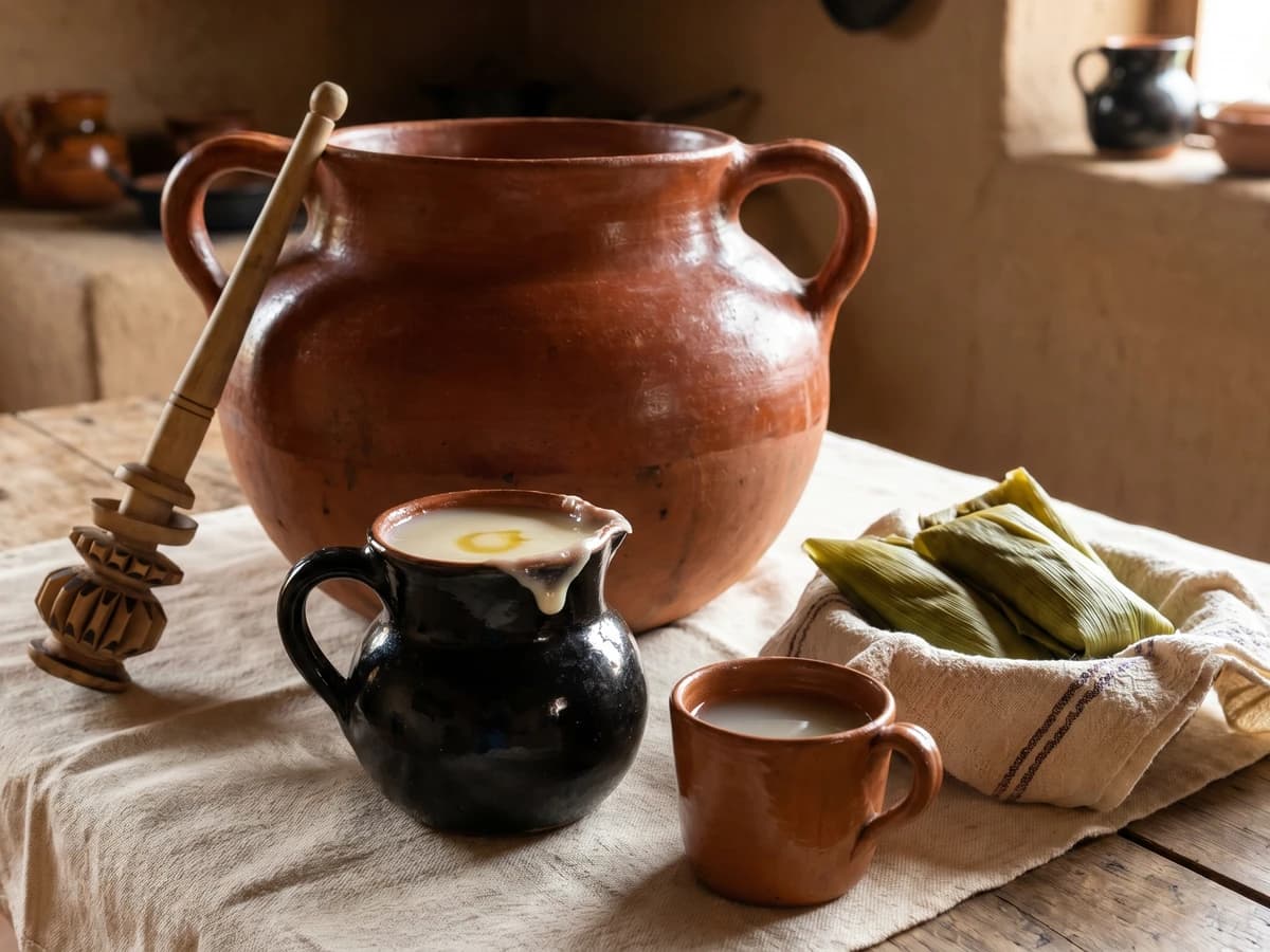Atole de Aguamiel de Tarecuato - Chef Lupita