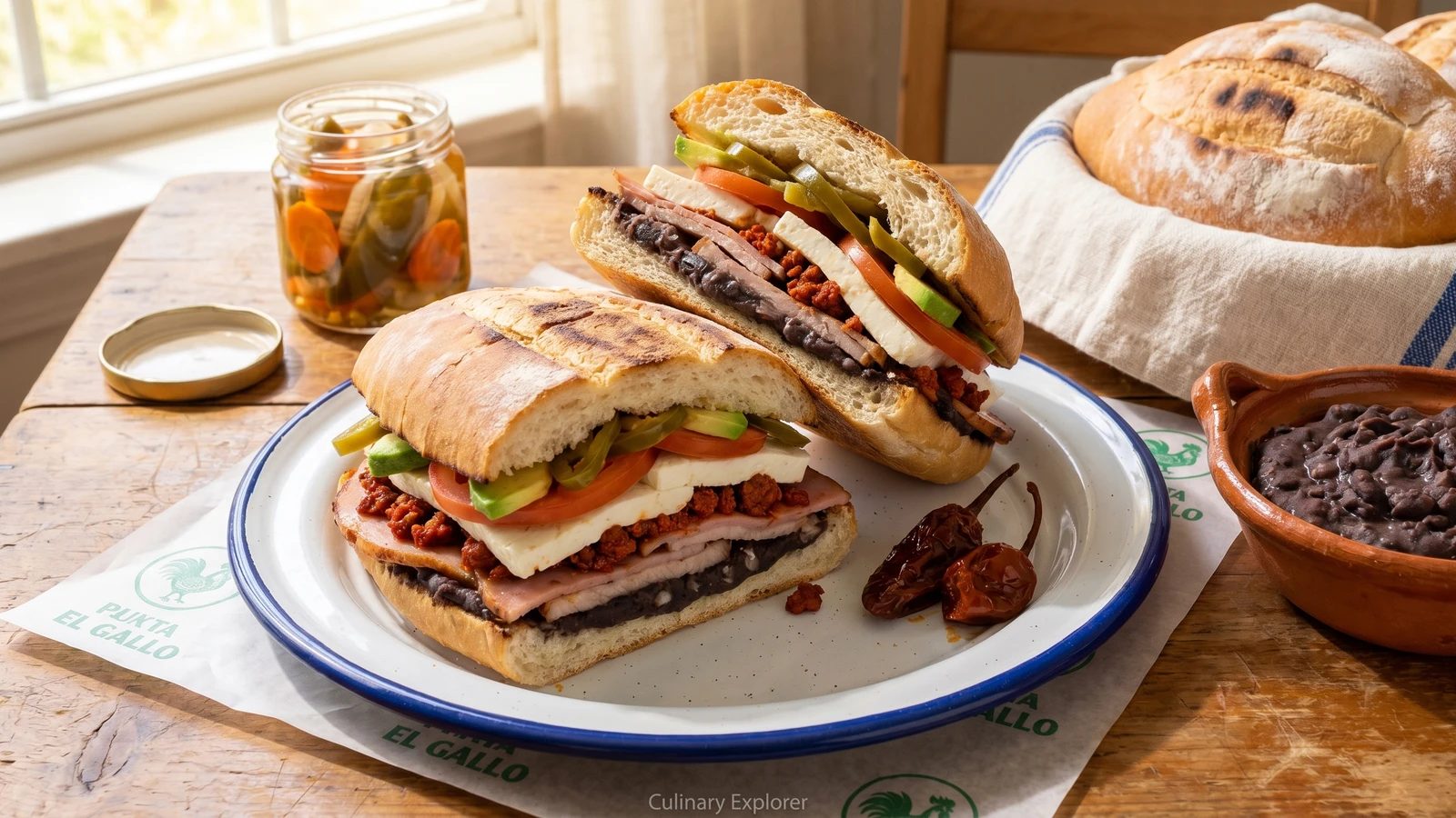 Torta Jarocha (Port of Veracruz Torta)