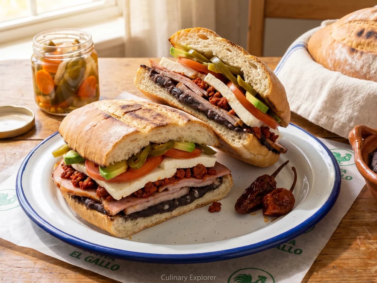Torta Jarocha (Port of Veracruz Torta) - Chef Lupita