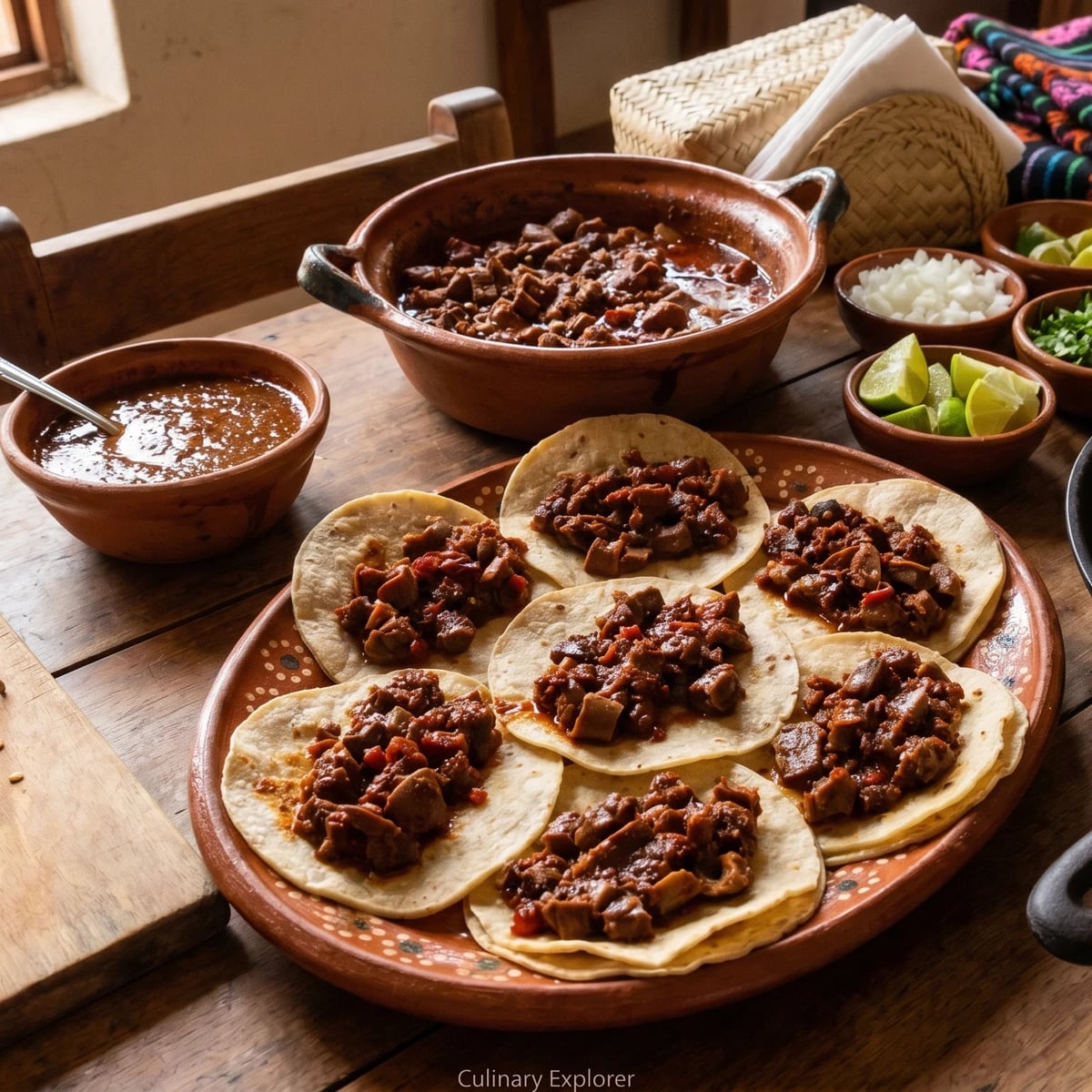 Tacos de Chanfaina Chiapacorceña