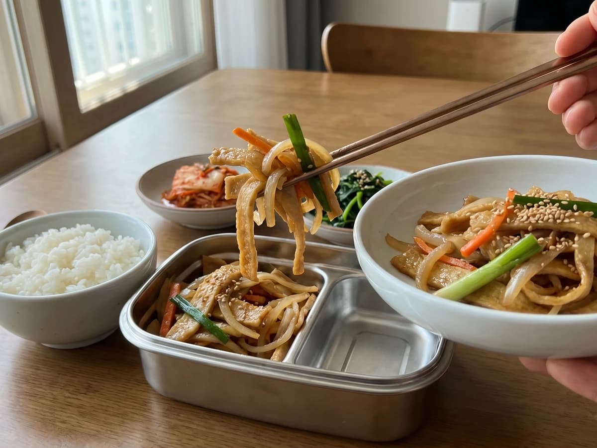 Eomuk-bokkeum (Stir-Fried Fish Cake) - Chef Jeong-sun