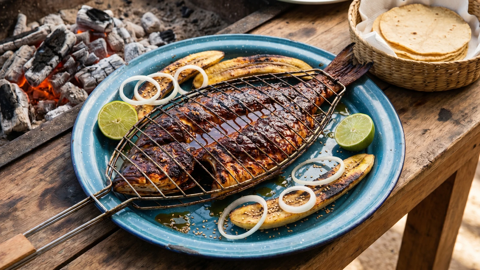 Pescado a la Talla Afromestizo