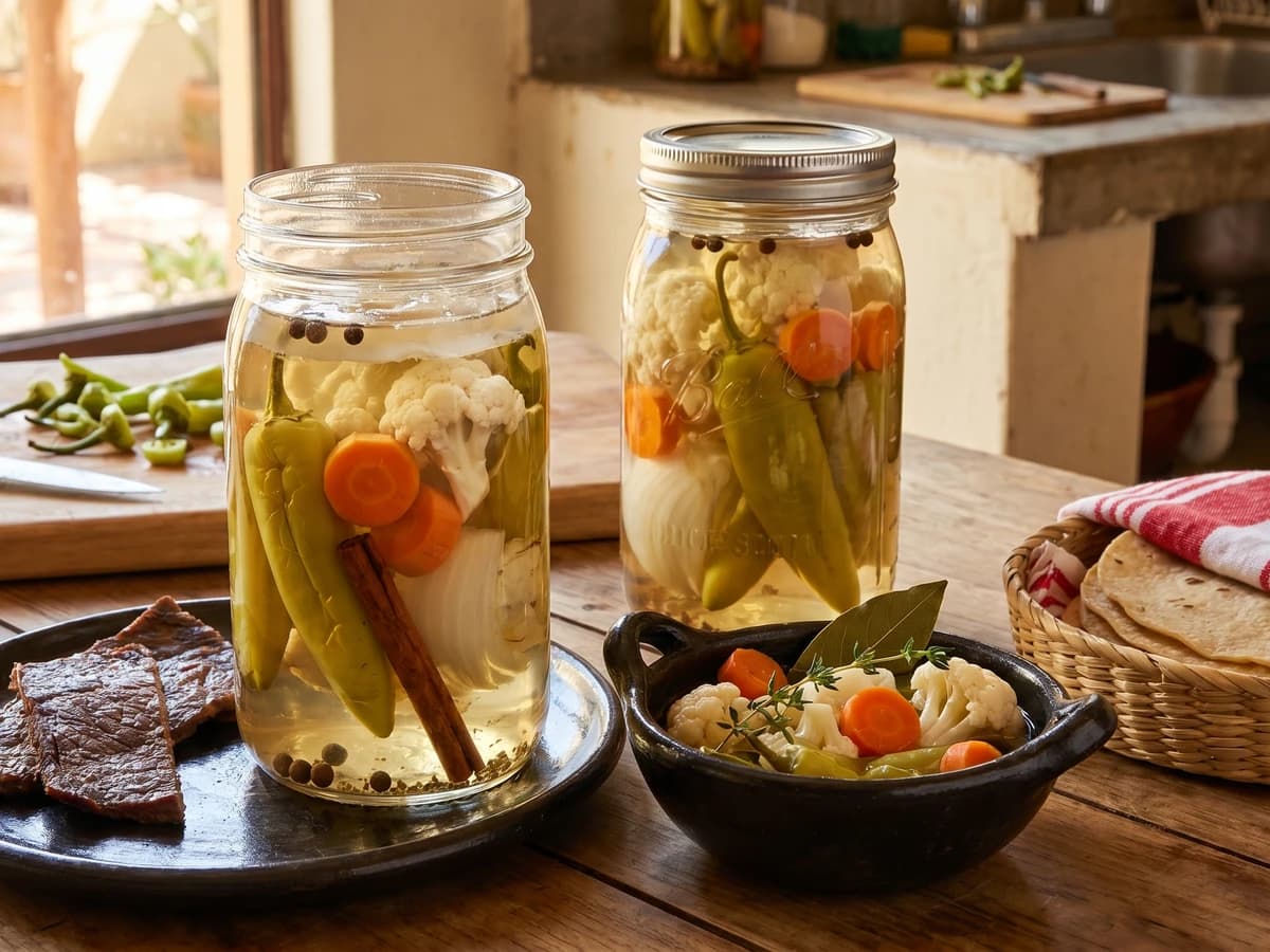 Chiles de Agua en Escabeche - Chef Lupita
