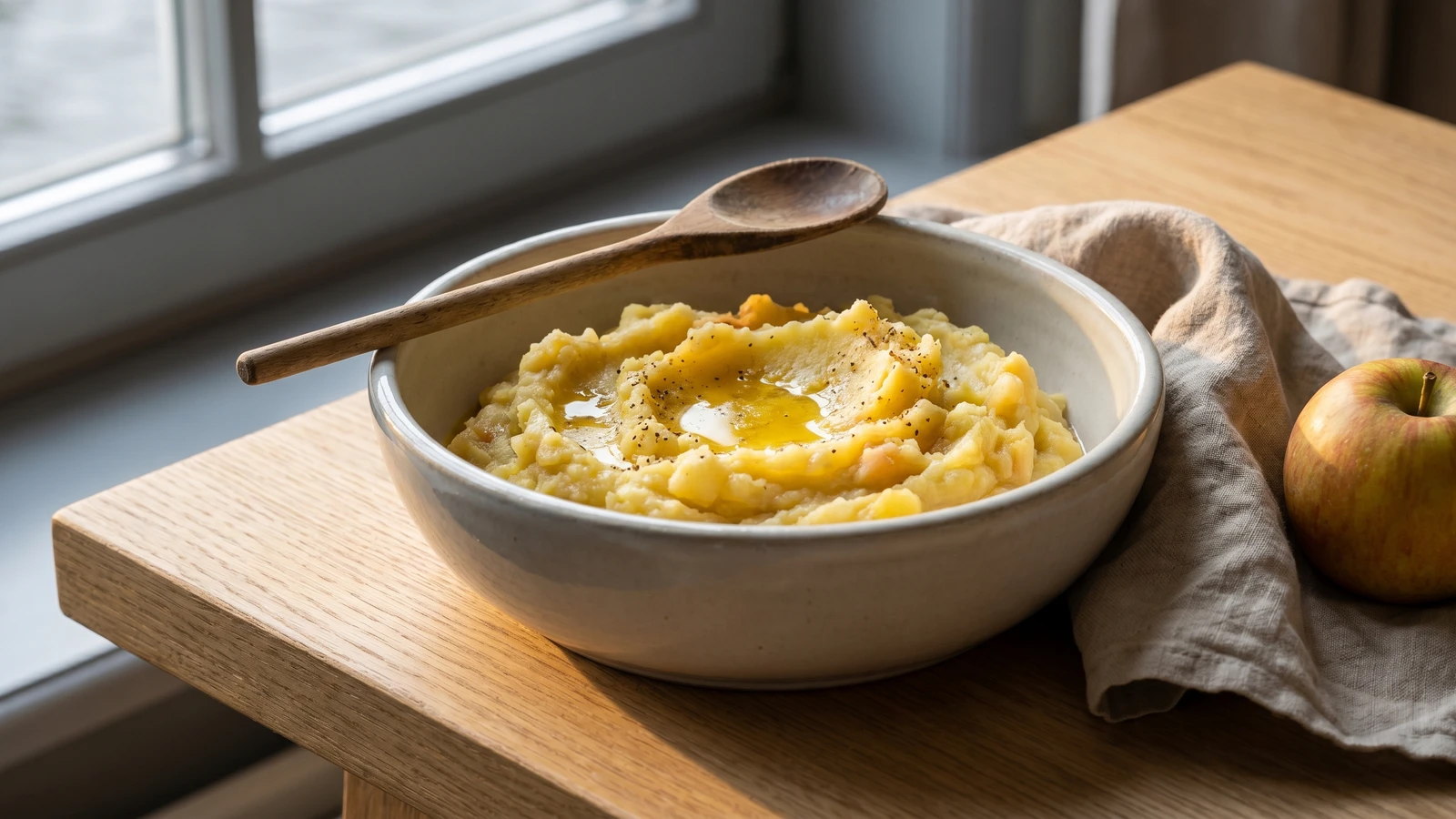 Hete Bliksem (Dutch Potato, Apple, and Pear Mash)