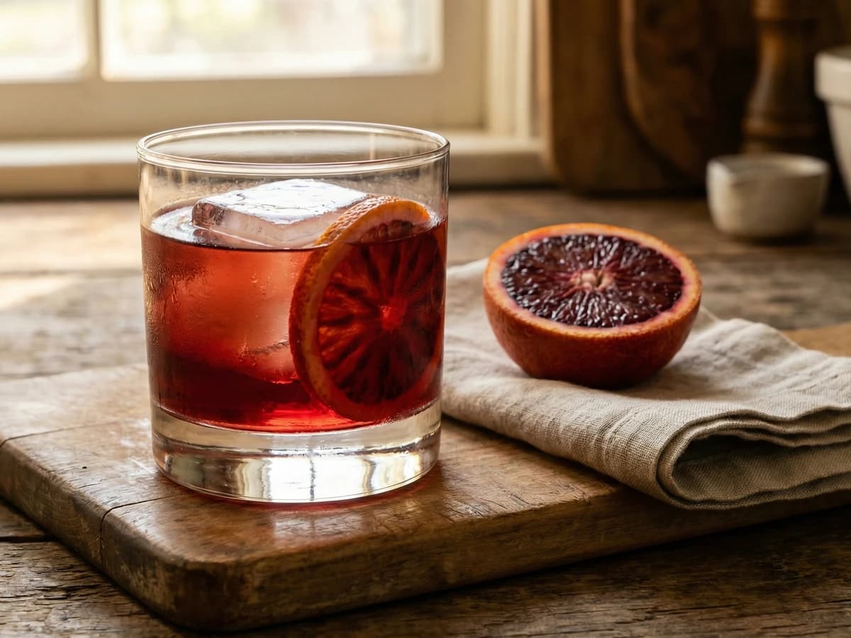 Blood Orange Negroni - Chef Ally