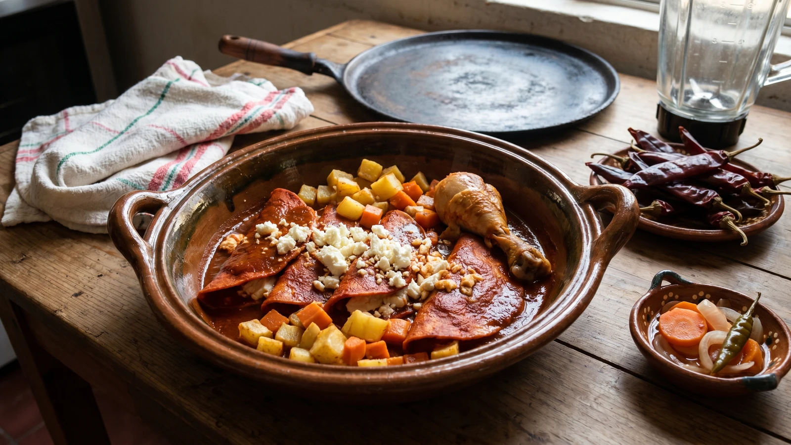 Enchiladas Mineras de Guanajuato