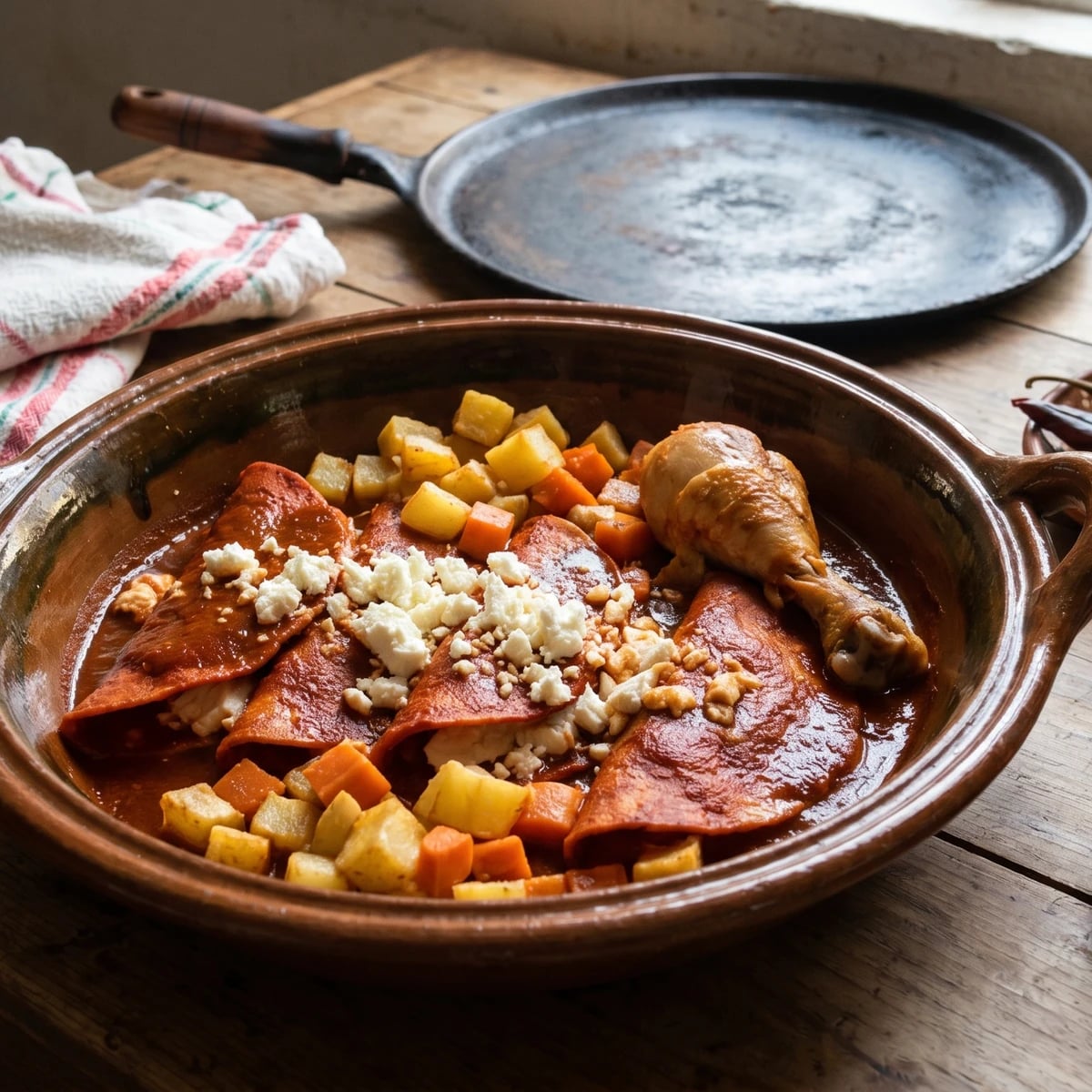 Enchiladas Mineras de Guanajuato
