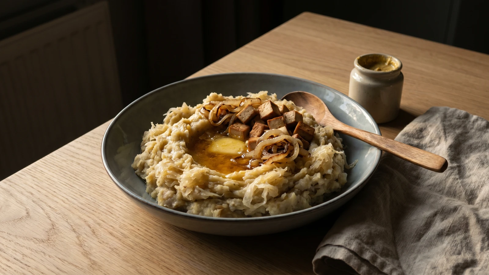 Zuurkoolstamppot (Dutch Sauerkraut Mash)