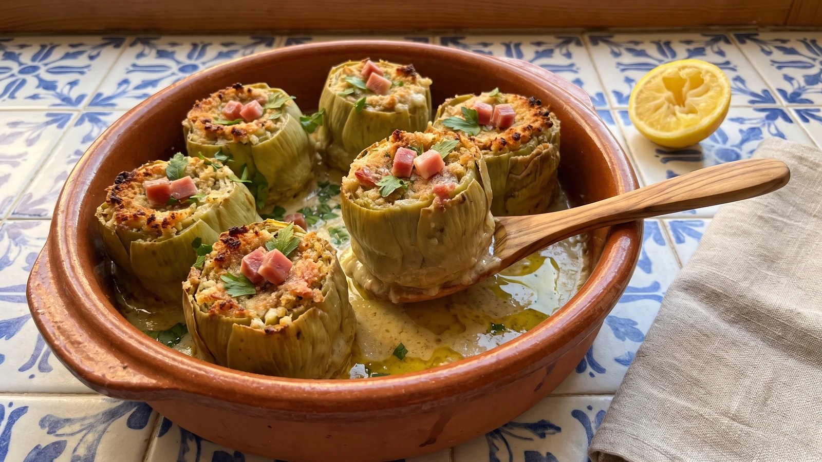Alcachofas Rellenas Catalanas