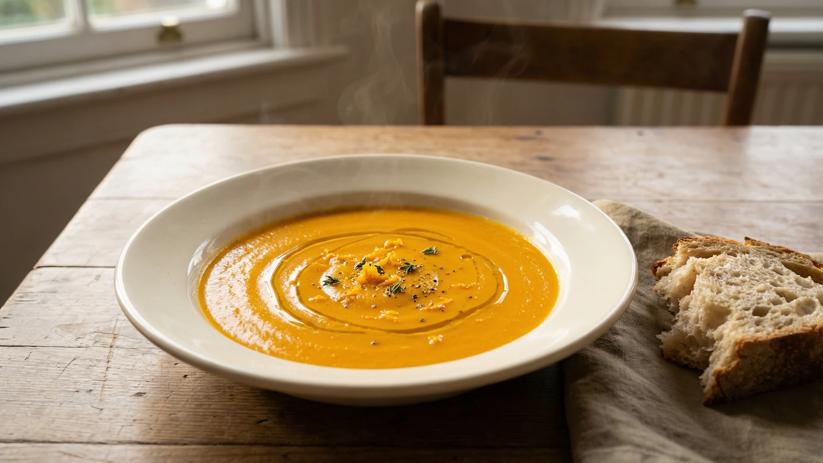 Carrot Soup with Ginger and Citrus