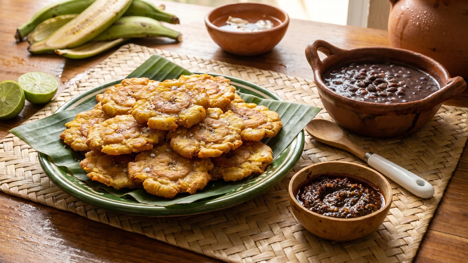 Tostones de Plátano Verde Veracruzanos