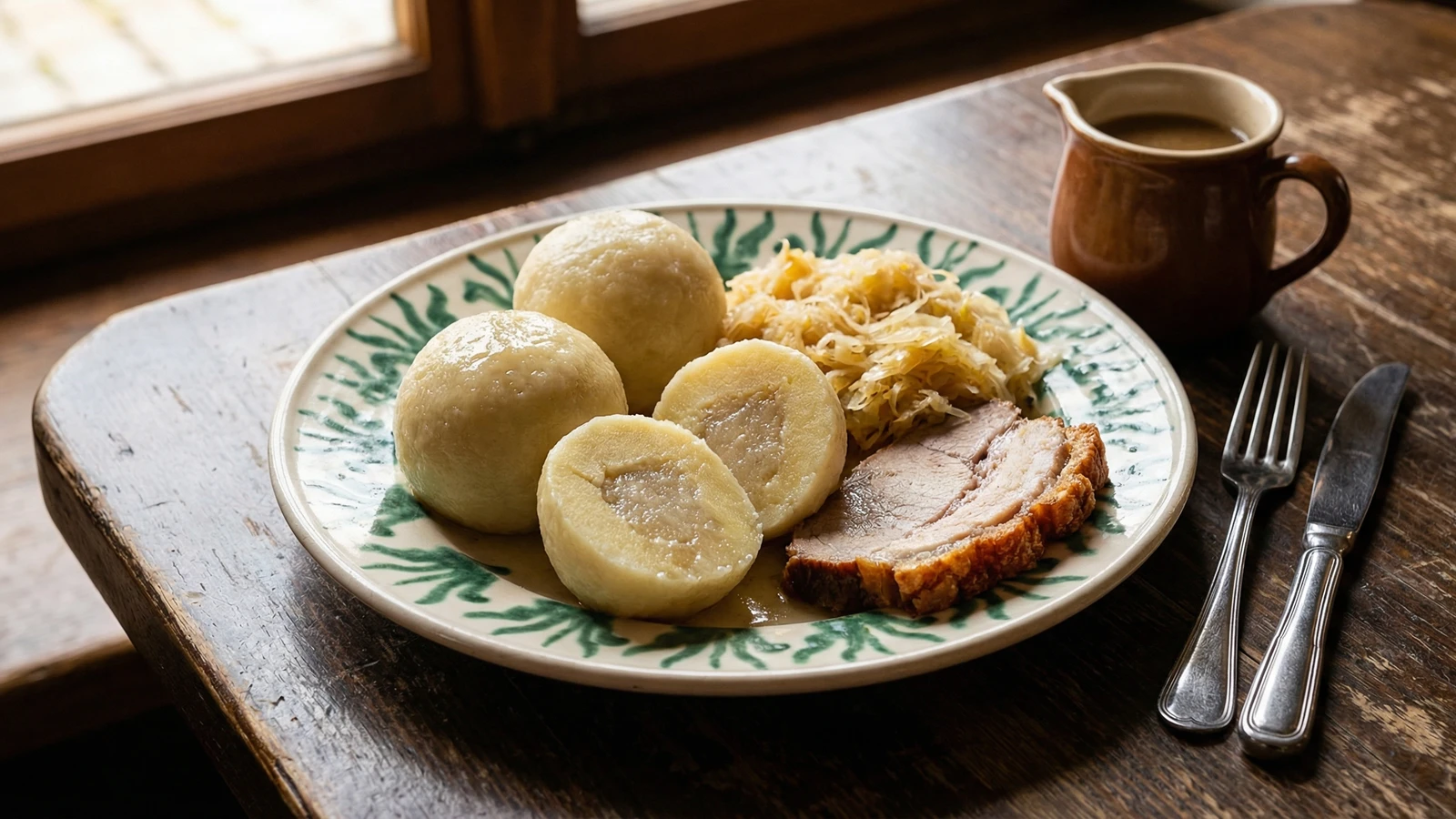 Waldviertler Knödel (Half-and-Half Potato Dumplings)