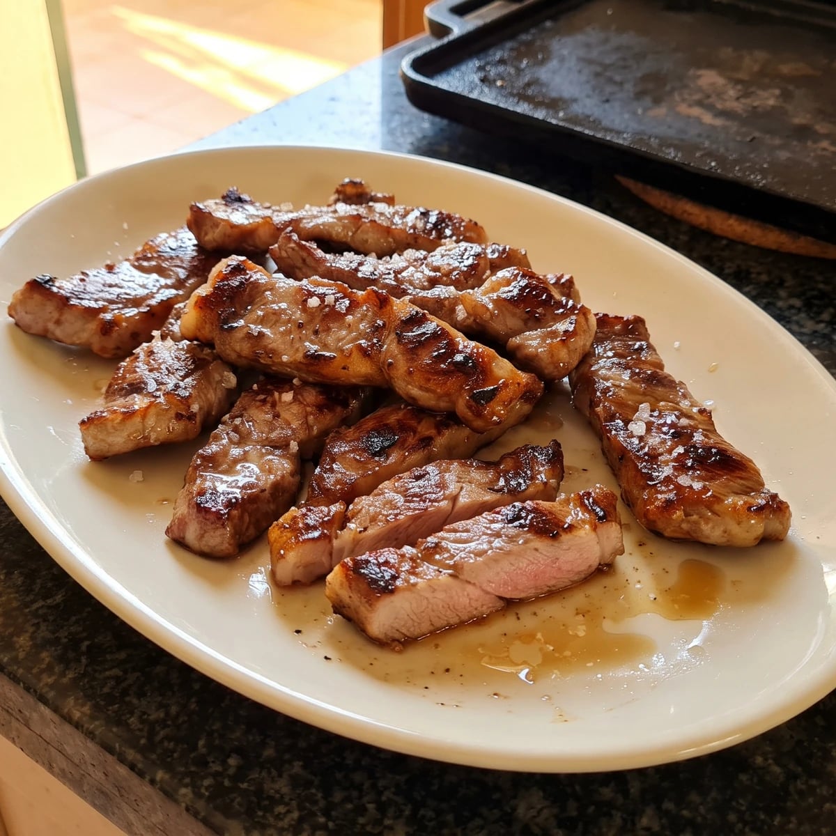 Abanico Ibérico a la Plancha