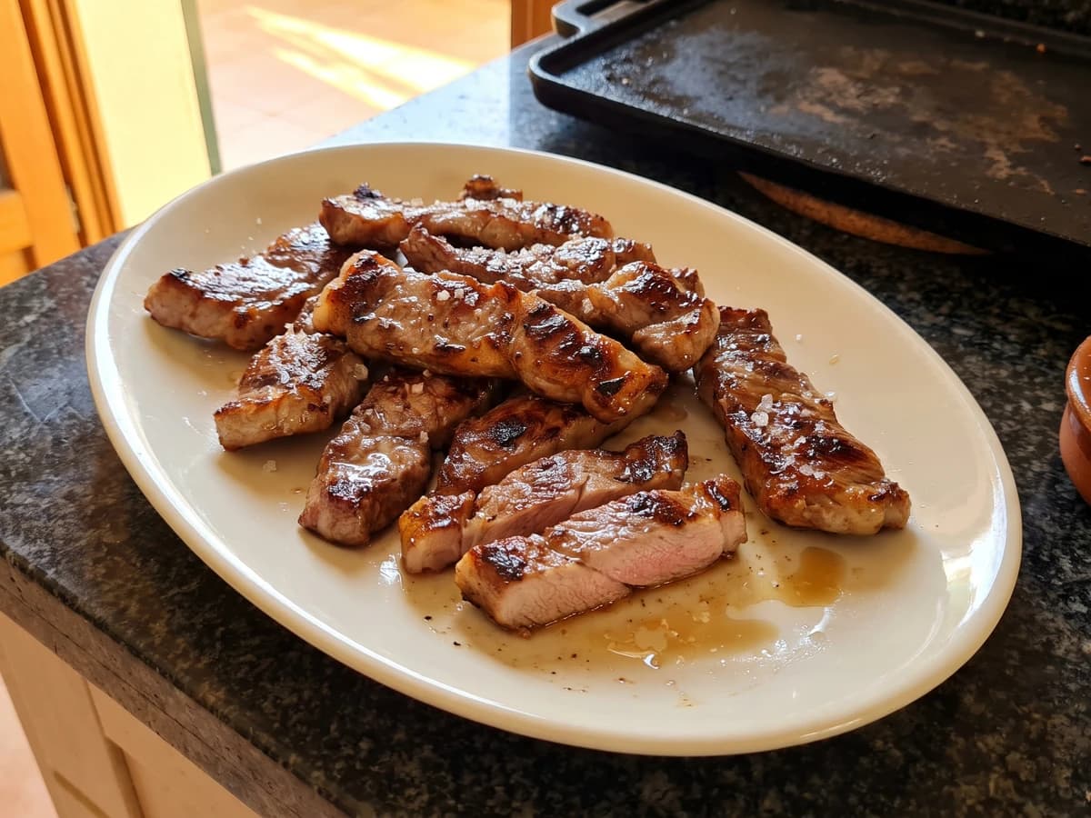 Abanico Ibérico a la Plancha