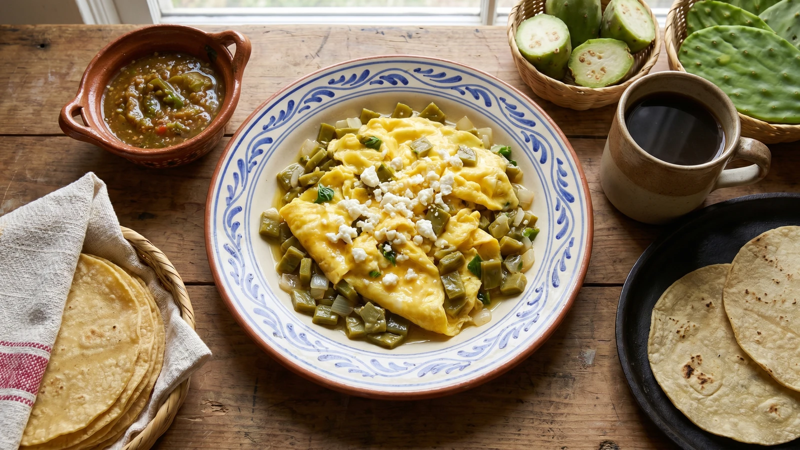 Huevos con Nopal de la Sierra Gorda