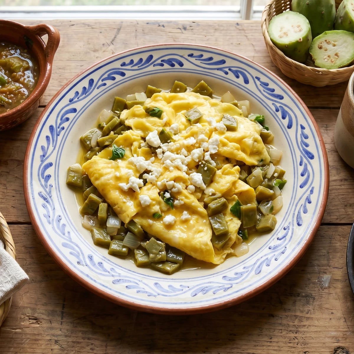 Huevos con Nopal de la Sierra Gorda