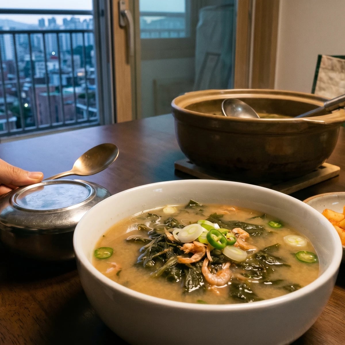 Auk-guk (Mallow Soup)