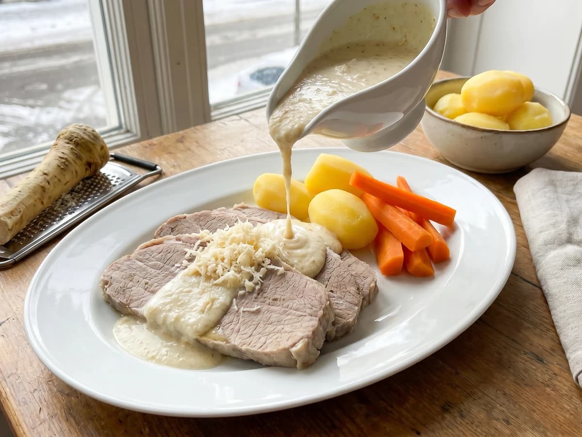Meerrettich-Semmelsoße - Chef Klaus