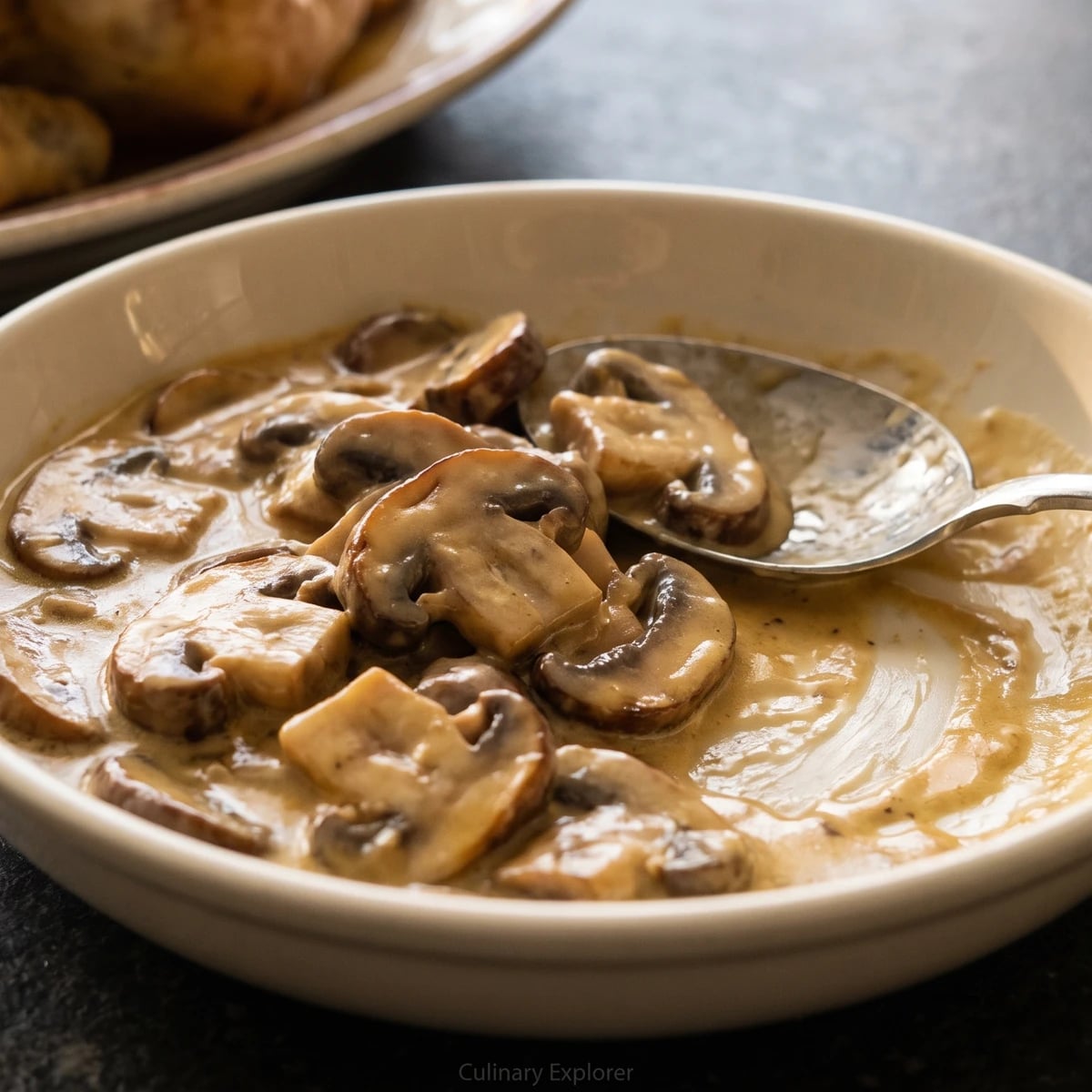 Cèpes à la Crème