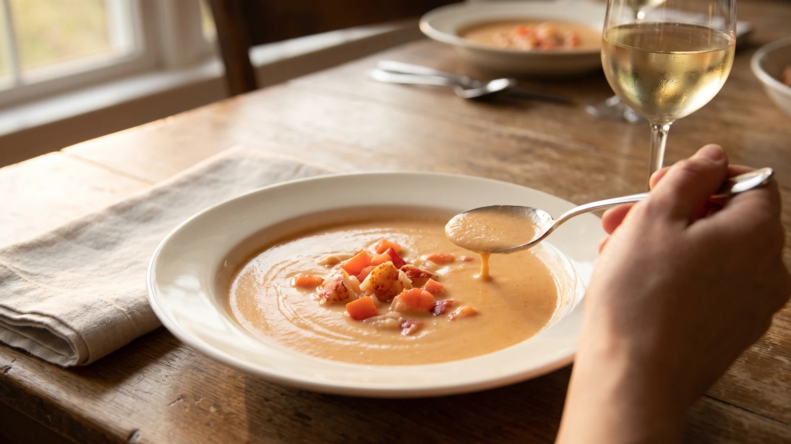 Velouté de Homard à Cleveland