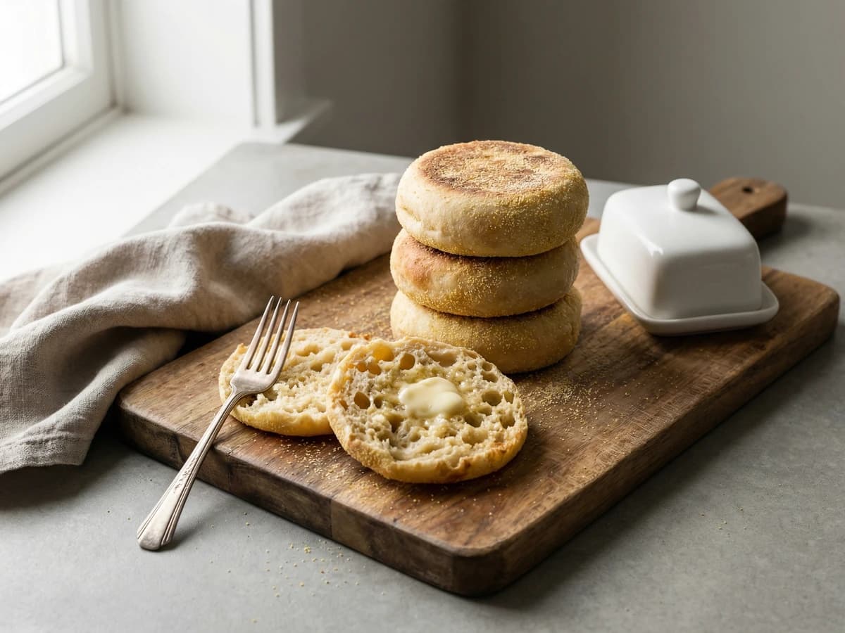 Sourdough English Muffins