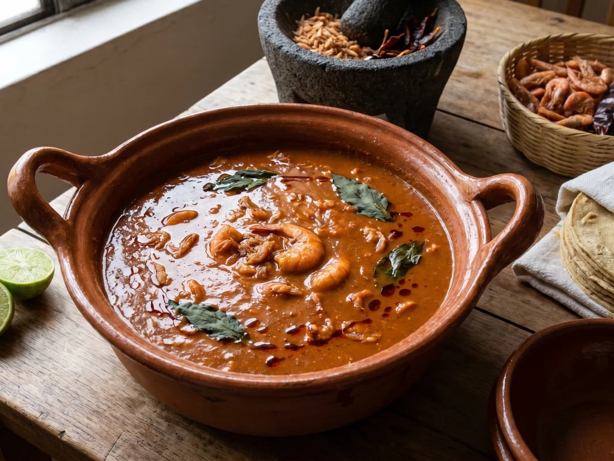 Mexcaltitán Shrimp Chowder (Tlaxtihuille) - Chef Lupita