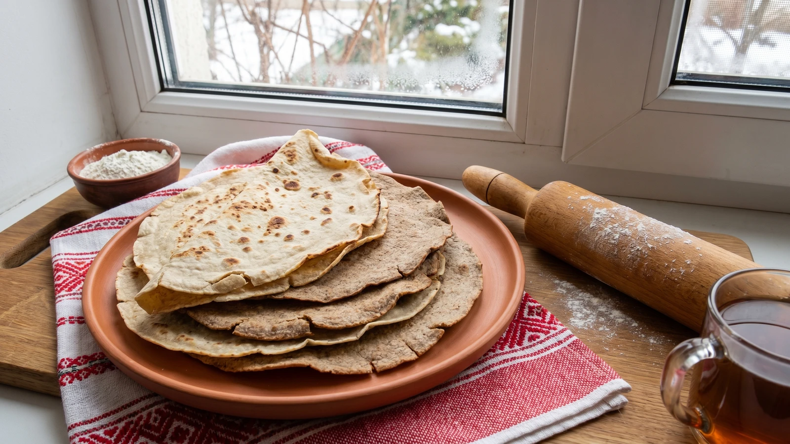Zhylianyky (жиляники, dry lenten flatcakes)