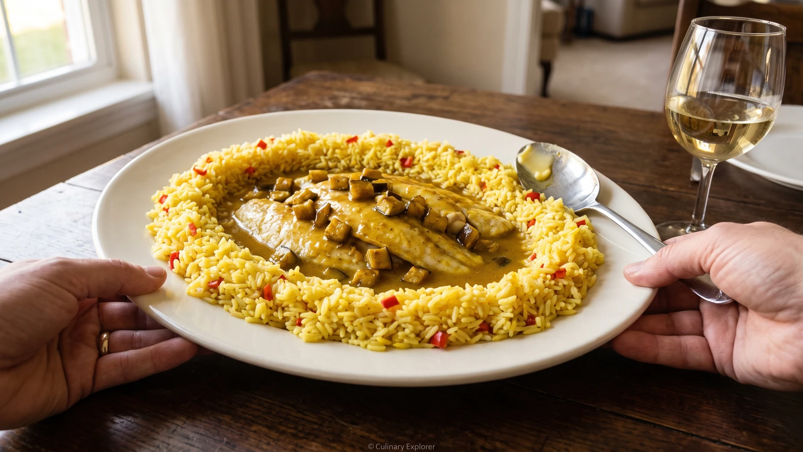 Filets de Soles en Pilaw à la Levantine