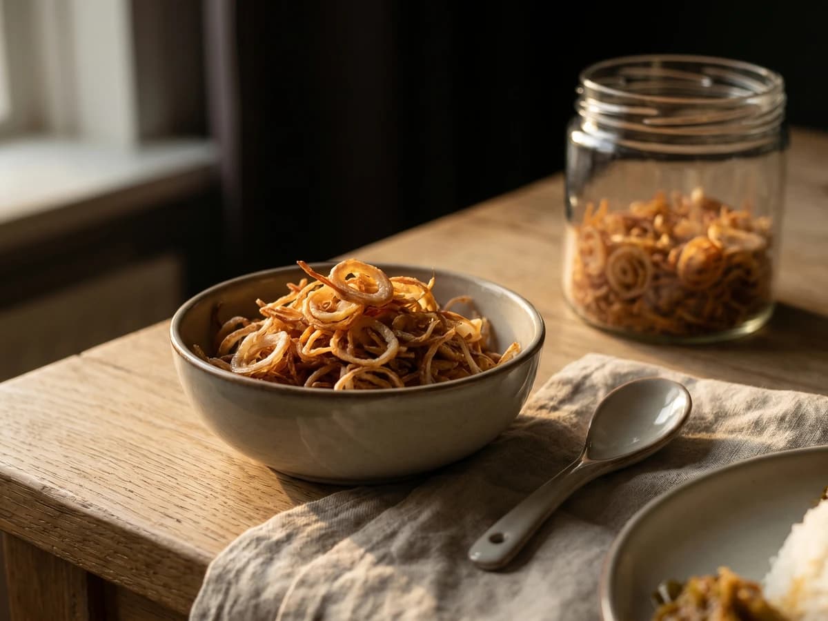 Bawang Goreng (Crisp Fried Shallots) - Chef Joost