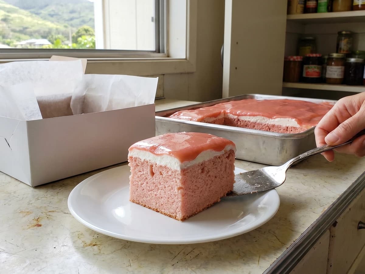 Guava Chiffon Cake (Hawaiʻi Local Bakery-Case Birthday Cake) - Chef Makoa