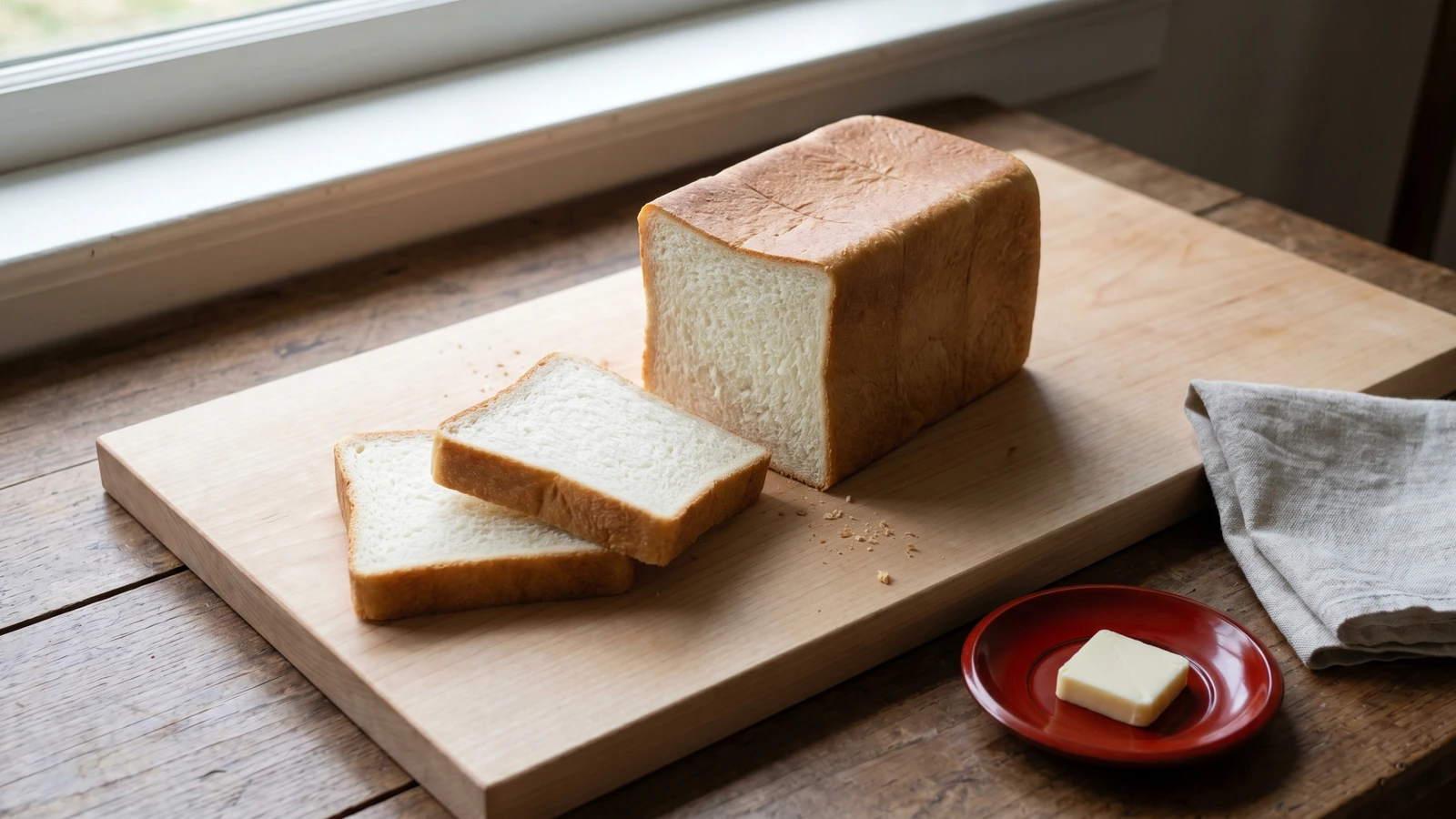 Kaku Shokupan (角食パン, Pullman loaf)
