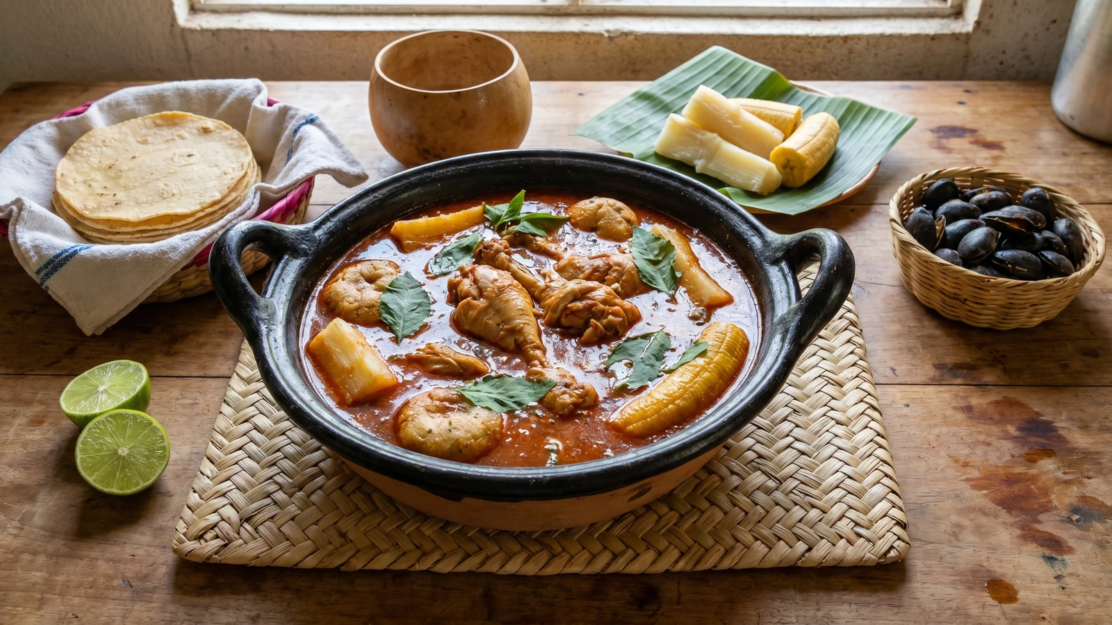 Guerrero Chicken Chilate Stew (Chilate de Pollo)