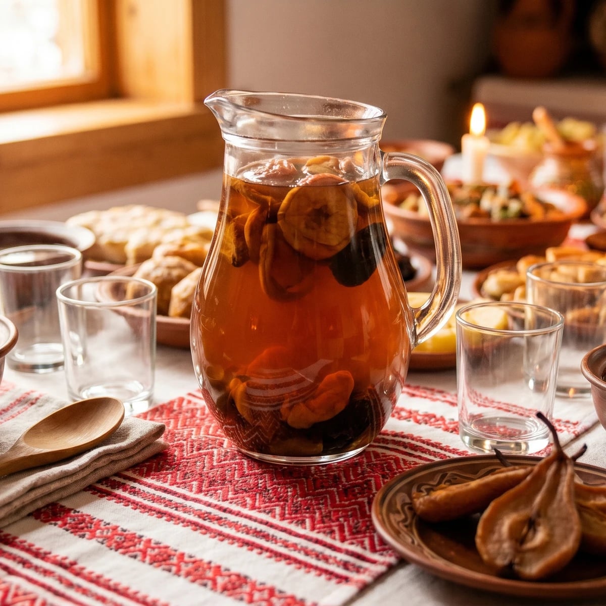 Uzvar (узвар, dried-fruit drink)