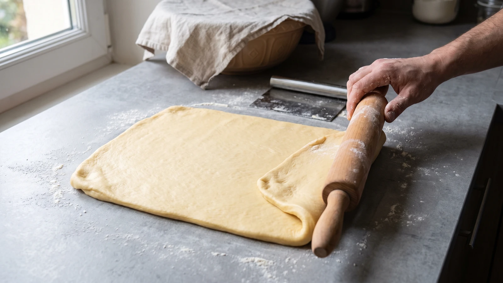 Ordinary Brioche Paste (Lean, Rolling-Pin Consistency)