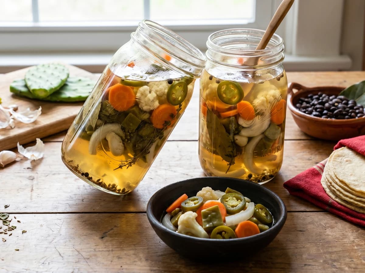 Chiles en Vinagre con Verduras Oaxaqueños - Chef Lupita
