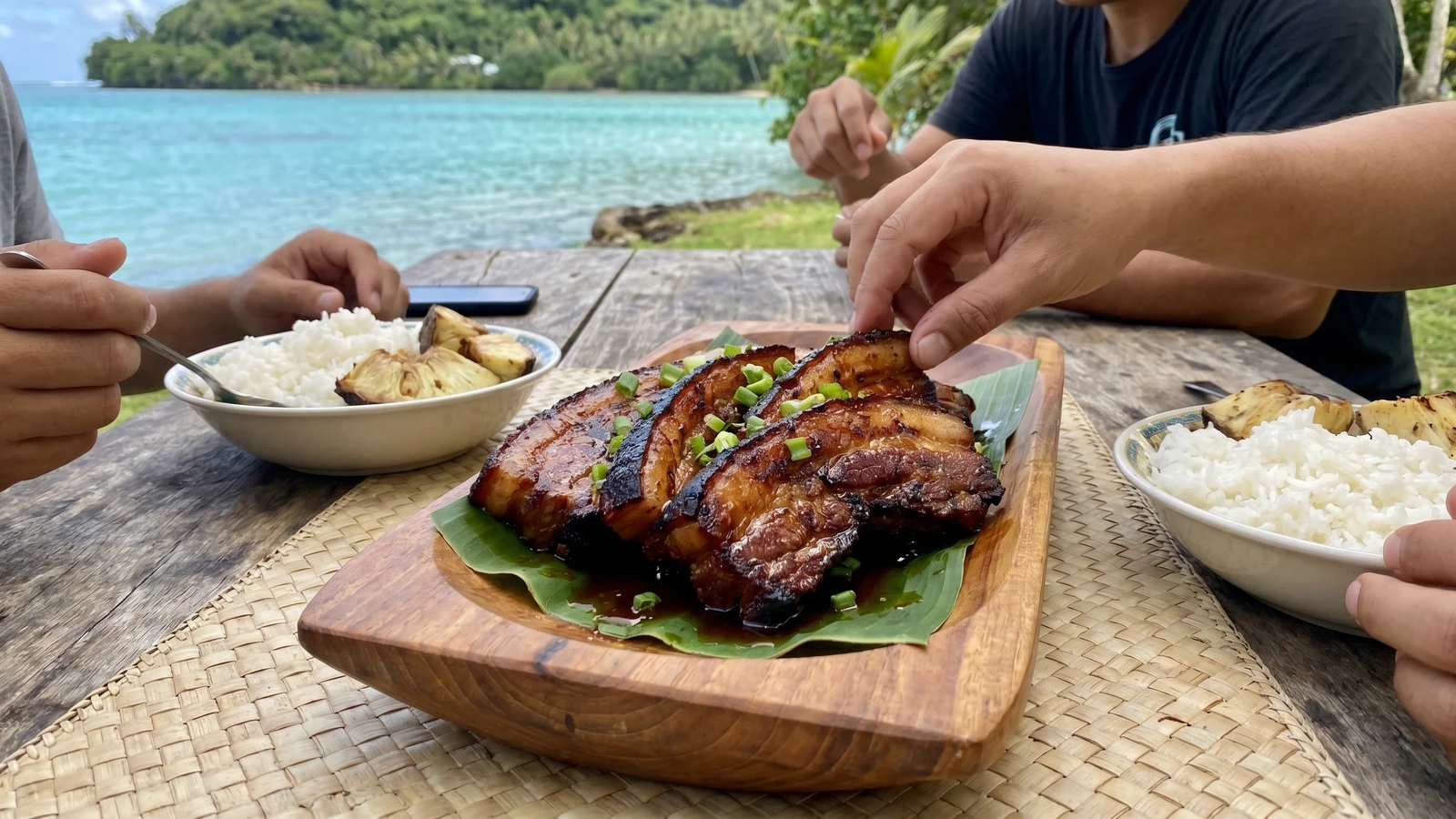 Puaʻa Roti (Tahitian Lacquered Pork)
